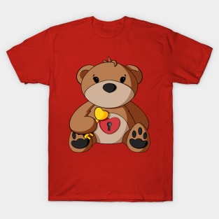 Key To My Heart Heart Teddy Bear T-Shirt